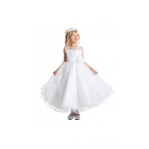 flower girl white dress