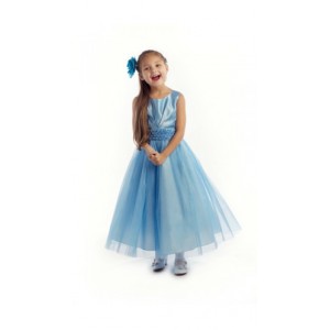 special occasion light blue dress